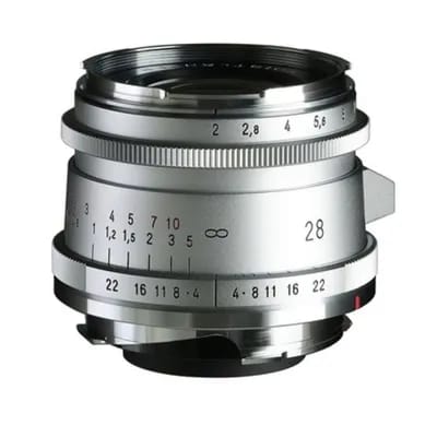 Voigtlander Ultron 28mm f2.0 Type II VM Asphérique Argent
