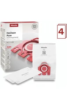 Sac aspirateur Miele HYCLEAN PURE FJM 80% matieres recyclees X4 SACS