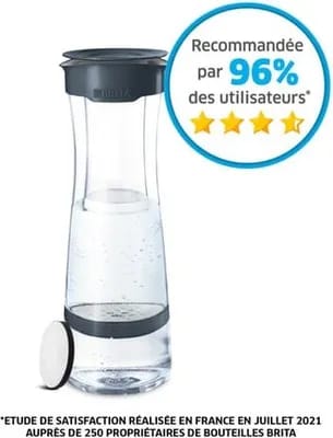 Bouteille BRITA FILL&SERVE MIND gris foncé