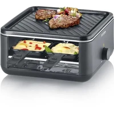 Raclette/grill SEVERIN Black Line Lite RG 2360 Mini - 600 Watt - noir