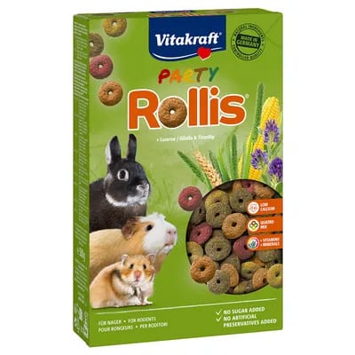 Vitakraft Rollis Party pour rongeur et lapin - 2 x 500 g