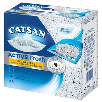 Litière Catsan, Active Fresh - 8 L