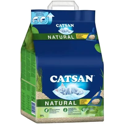 20L Natural Catsan Litière pour chat : 15 % de remise !
