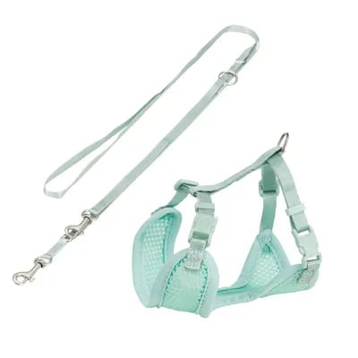 Harnais souple Trixie Junior avec laisse 26-34 cm/1 cm, 200 cm, menthe - pour chien