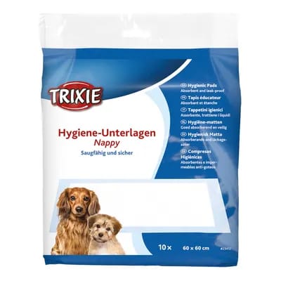 Alèses de propreté Trixie Nappy Tapis éducateur - lot % : 3 x 10 alèses - L 60 x l 60 cm