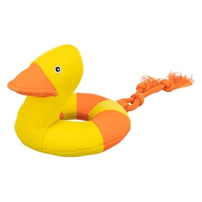 Aqua Toy Canard sur corde de Trixie 36 x 20 x 14 cm, jouet pour chien