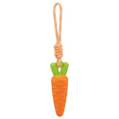 Jouet Trixie Carotte en corde pour chien - environ L 39 cm