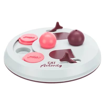 Jouet Trixie Cat Activity Flip Board pour chat - 23 cm de diamètre