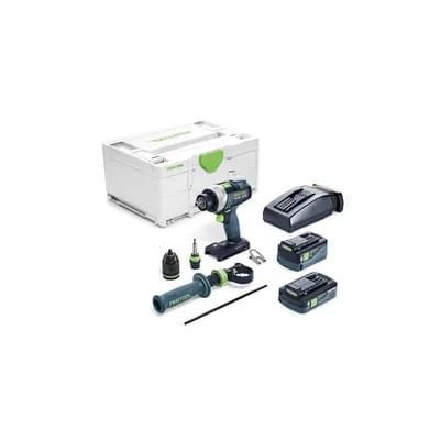 Perceuse-visseuse sans fil quadrive tdc 18/4 5,0/4,0 i-plus 1.2 kg 2 18 v 5 ah batterie 13 mm moteur sans charbon 3600 trs/min 1 pièce(s) 75 n/m perce
