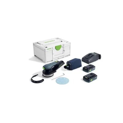 Ponceuse excentrique ø125mm etsc 2 125 4.0 i-plus 1 coffret(s) de 4 pièce(s) ponceuse excentrique ø125mm etsc 2 125 4.0 i-plus - festool