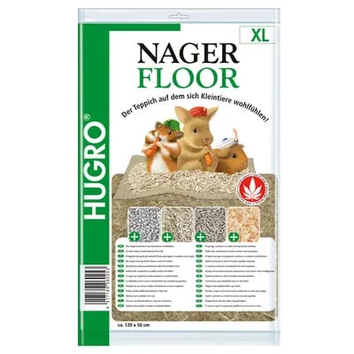 Tapis de chanvre Nagerfloor pour rongeur L 50 x l 120 cm