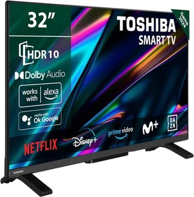 Toshiba 32WV2E63DG Téléviseur LED HD 32 Pouces Smart TV