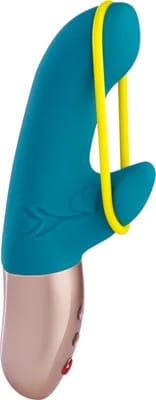 Mini vibromasseur Amorino 4 - Bleu Neon