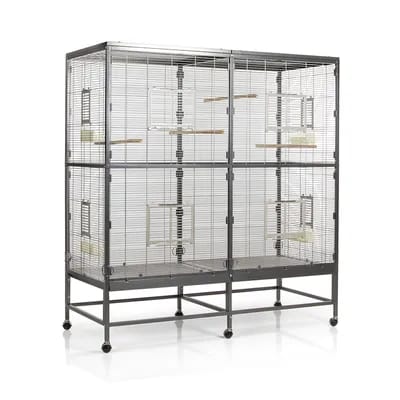 Volière d'intérieur Montana Paradiso 150 - L 150 x l 65 x H 161 cm (2 colis*)