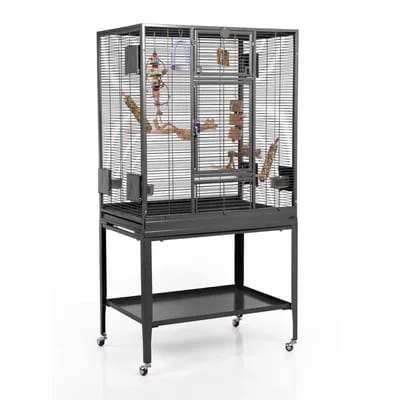 Cage Montana Madeira Single - L 86 x l 54 x H 155 cm (2 colis)