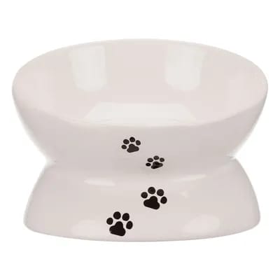 Gamelle en céramique Trixie avec support pour chat - capacité : 150 mL, 13 cm de diamètre