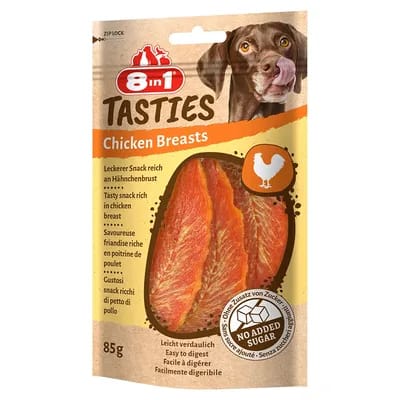6x85g 8in1 Tasties Poitrine de poulet - Friandises pour chien