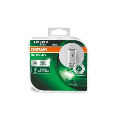 2 Ampoules Osram H7 Ultralife 12v