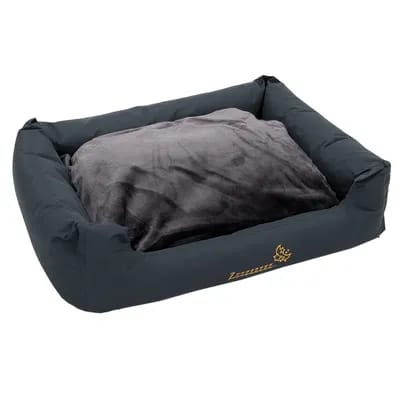 Panier Sleepy Time avec coussin, gris L 120 x l 95 x H 30 cm - pour chien