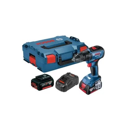 Perceuse visseuse gsr 18v-50 18v 2 batteries 5ah 2 18 v 5 ah batterie 13 mm moteur sans charbon 1800 trs/min 50 n/m 1 kg 1 coffret(s) de 3 pièce(s) pe