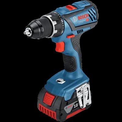 Perceuse-visseuse sans fil 18 V / 4 Ah Li-Ion<br />avec 2 batteries et 1 chargeur