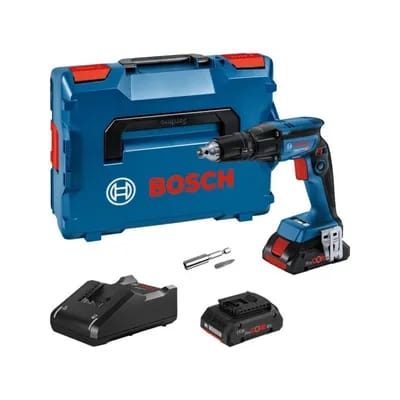 Visseuse plaquiste gtb18v-45 2 18 v batterie moteur sans charbon 4500 trs/min 4 ah 0.95 kg 0 mm 1 coffret(s) visseuse plaquiste gtb18v-45 6 n/m - bosc