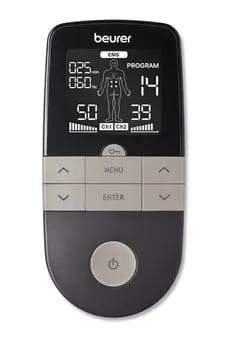 Appareil numerique d'electrostimulation TENS/EMS (4 electrodes) EM1R Relief +