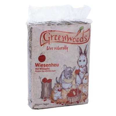 Foin Greenwoods, pommes sauvages - 1 kg