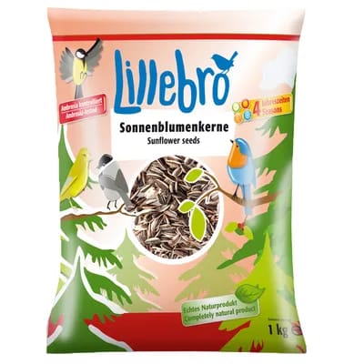 Lillebro Graines de tournesol, oiseaux sauvages - 1 kg