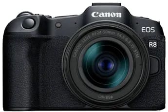 Appareil photo hybride Canon EOS R8 + RF 24-50mm F/4.5-6.3 IS STM
