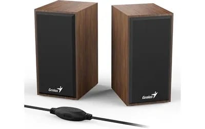 GENIUS Haut Parleurs 2.0 6W RMS Noir Alimentation USB SP-HF180 Extra Loud