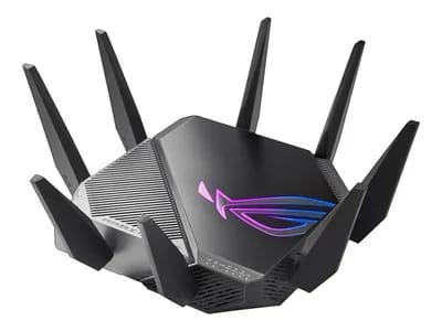 ASUS ROG Rapture GT-AXE11000 - Routeur sans fil - commutateur 4 ports - GigE, 2.5 GigE - ports WAN : 2 - Wi-Fi 6E - Wi-Fi 6 - Multi-Bande