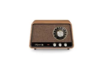 Radio  Vintage FM, Bluetooth, Auxillaire In. Coffret bois Clair