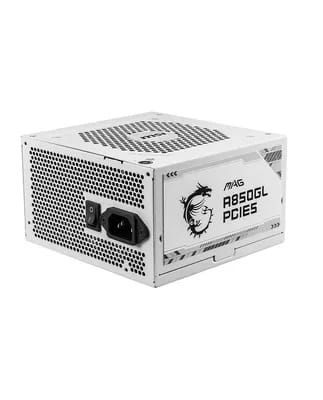 MSI MAG A850GL PCIE5 WHITE unité d'alimentation d'énergie 850 W 20+4 pin ATX ATX Blanc