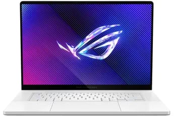 PC portable Asus ROG ZEPHYRUS-G16-GU605MY 16" OLED QHD+ 240hz 0.2ms Intel Core Ultra 9 185H RAM 32 Go LPDDR5X 2 To SSD GeForce RTX 4090 Blanc