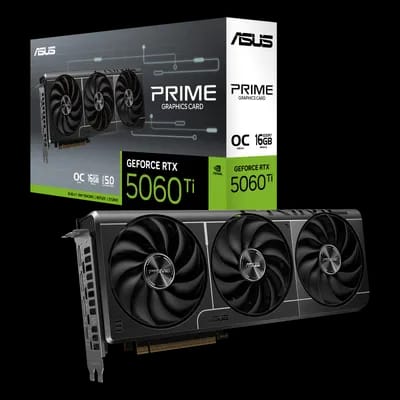 Asus PRIME GeForce RTX 5060 Ti 16GB GDDR7 OC Edition