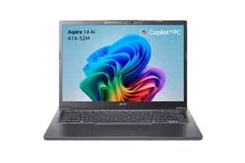 Aspire 14 AI A14-52M 14" Copilot+ Intel Core Ultra 5 16 Go RAM 1 To SSD Gris acier