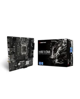 Biostar H610MT-E carte mère Intel H610 LGA 1700 micro ATX
