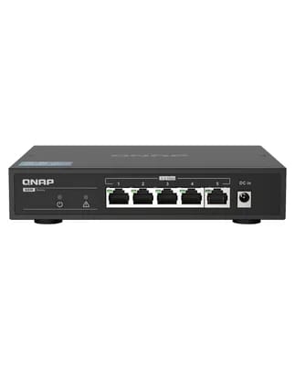 QNAP QSW-1105-5T commutateur réseau Non-géré Gigabit Ethernet (10/100/1000) Noir