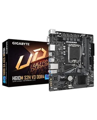 Gigabyte H610M S2H V3 DDR4 carte mère Intel H610 Express LGA 1700 micro ATX