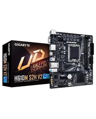 Gigabyte H610M S2H V2 carte mère Intel H610 Express LGA 1700 micro ATX