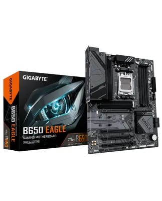 GIGABYTE B650 EAGLE - Prend en charge les processeurs AMD Ryzen 9000, VRM numérique 12+2+2 phases, jusqu'à 7600MHz DDR5 (OC), 1x