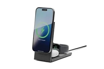 RISE 3-IN-1 Qi2 WIRELESS CHARGER INTL - BLACK