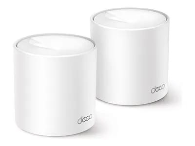 TP-Link Deco X10 V1 - Système Wi-Fi (2 routeurs) - jusqu'à 3900 pieds carrés - maillage - 1GbE - Wi-Fi 6 - Bi-bande