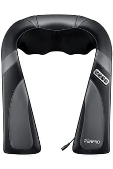 U-Neck Go - Massage Shiatsu chauffant Dos Cou Epaules - Noir