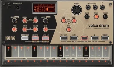 Korg Volca Drum - Boîte À Rythme Numérique - 16 Pads