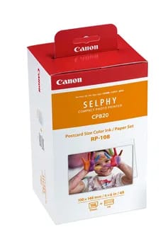 Cartouche d'encre Canon PAPIERS PHOTO 108 TIRAGES 100 X 148MM + 2 CASSETTES
