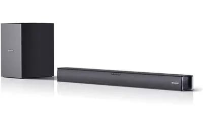 SHARP Barre de son 2.1 + Caisson Basse sans fil-160W-Bleutooth-HDMI