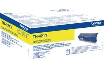 Cartouche d'encre Brother TONER TN421 JAUNE