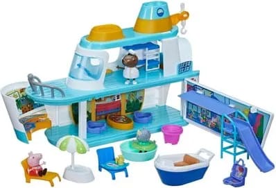 Peppa Pig, coffret de jeu Le bateau de croisière de Peppa